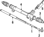 F4SZ3A130A - Steering: Outer Tie Rod for FORD Image