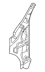 5N0802124 - Body: Inner Hinge Pillar for Volkswagen: Tiguan, Tiguan Limited Image