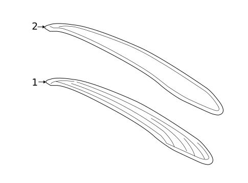 Glass & Hardware - Back for 2004 Suzuki Forenza #0