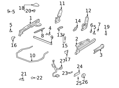 Tracks & Components for 2002 Buick LeSabre #2