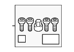 36136776079 - Tire &amp; Wheel: Wheel Lock Set for BMW Image