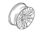 36117841819 - Suspension: Wheel, Alloy for BMW: 535i GT, 535i GT xDrive, 550i GT, 550i GT xDrive, 740i, 740Ld xDrive, 740Li, 740Li xDrive, 750i, 750i xDrive, 750Li, 750Li xDrive, 760Li Image