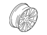 36116857672 - : Wheel, Alloy for BMW: 535i GT, 535i GT xDrive, 550i GT, 550i GT xDrive Image