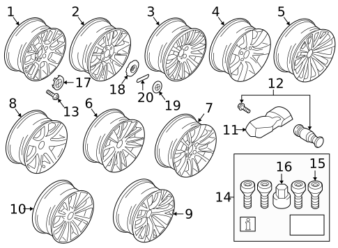 Wheels for 2015 BMW 550i GT xDrive #0