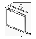 190105J6A01 - Cooling System: Radiator for Honda: Passport, Pilot, Ridgeline Image