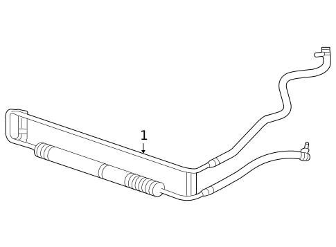 Power Steering Oil Cooler for 2010 Jaguar XF #0