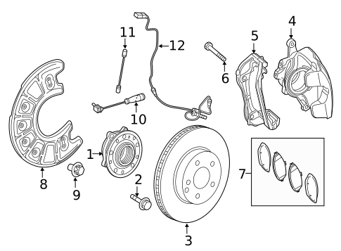 Front Brakes for 2016 Mercedes-Benz C450 AMG #0
