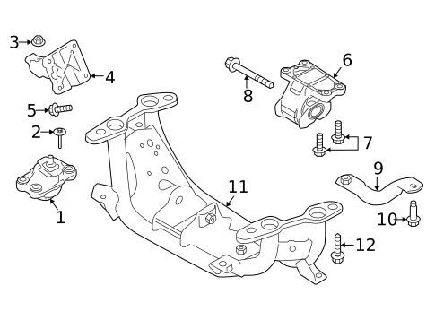 Engine & Trans Mounting for 2020 Land Rover Defender 90 #0
