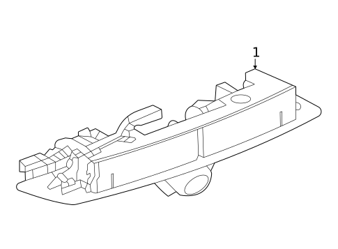 License Lamps for 2023 GMC Acadia #0