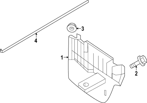 Exterior Trim - Pillars for 2025 Volkswagen Jetta #0
