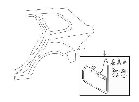 Exterior Trim - Quarter Panel for 2011 Volkswagen Jetta #0