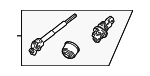4522048160 - Steering: Steering Shaft Universal Joint for Toyota Image