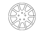 97036213601 - Suspension: Wheel, Alloy for Porsche: Panamera Image