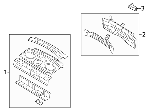 Rear Body for 2008 Mercury Milan #0