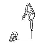 BRYS7614X - : Ignition Lock Cylinder for Mazda: 3 Image