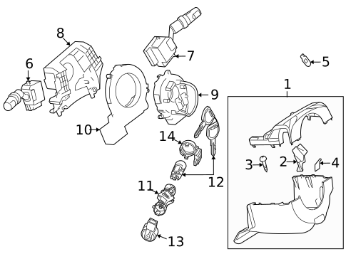 Ignition Lock for 2005 Mazda 3 #0