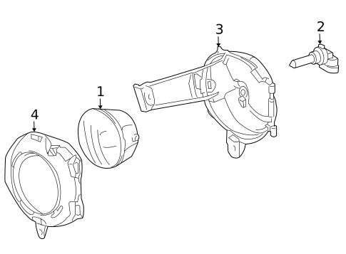 Fog Lamps for 2005 Lexus ES330 #0