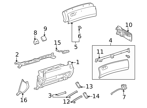 Instrument Panel for 2002 Lexus LS430 #0