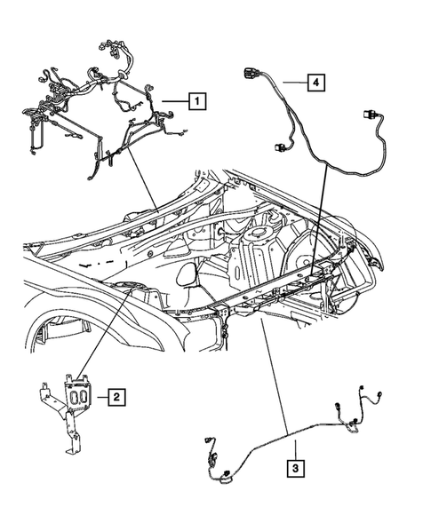 Wiring-Headlamp to Dash for 2014 Dodge Challenger #0