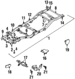 8971268941 - : Mount Bracket for Isuzu Image