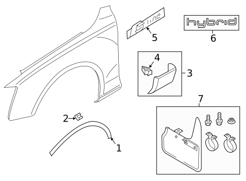 Exterior Trim - Fender for 2013 Audi Q5 #0