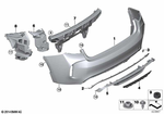 51128056471 - : Trim Panel, Bumper, Rear, Bottom for BMW Image