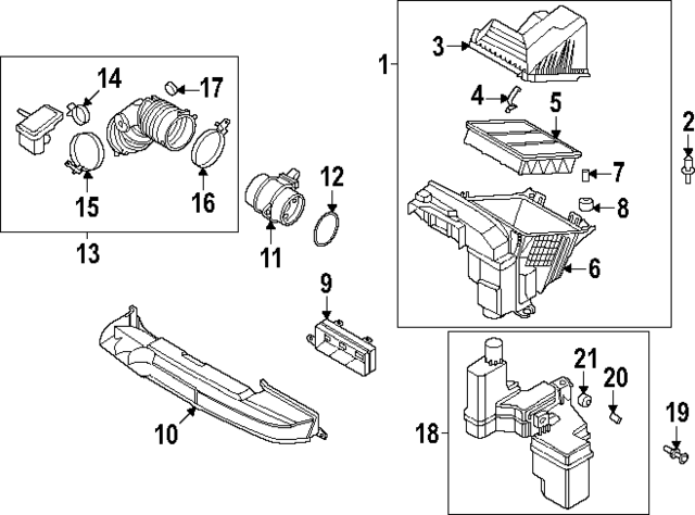 28110GG250 - : Air Cleaner Assembly for Kia Image