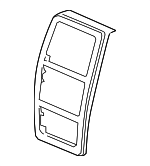 Light Gray Front Floor Console Rear Cover