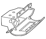 17168049877G76 - Body: Glove Box Assembly for Mercedes-Benz Image