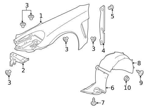 Fenders for 2012 Porsche Panamera #0