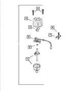 R4740339AB - Electrical: Engine Distributor for Mopar Image