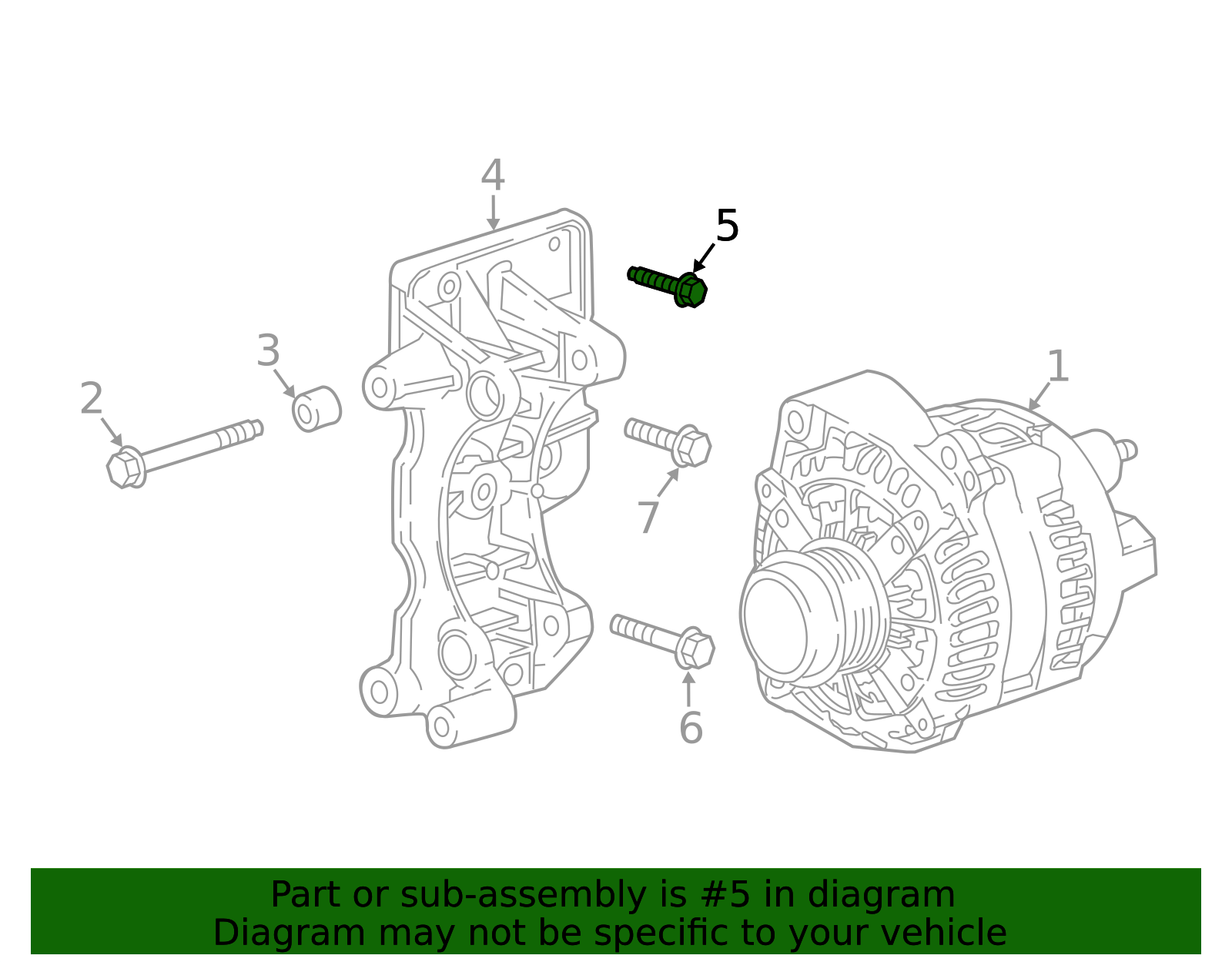 2012-2026 GM M6x1x0.35 Multi-Purpose Bolt 11588715 GM | GMPartsDirect.com