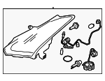 26060JF60B - : Headlamp Assembly for Nissan Image