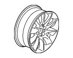36116857665 - : Wheel, Alloy for BMW: 528i, 528i xDrive, 535d, 535d xDrive, 535i, 535i xDrive, 550i, 550i xDrive, ActiveHybrid 5, M5 Image