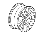 36116790173 - Suspension: Wheel, Alloy for BMW: 528i, 528i xDrive, 535d, 535d xDrive, 535i, 535i xDrive, 550i, 550i xDrive, ActiveHybrid 5, M5 Image