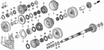 23451P5H000 - Transmission - Automatic: GEAR, COUNTERSHAFT THIRD for Acura Image