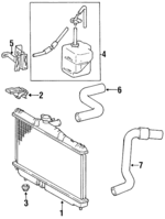 1653374020 - : Radiator Upper Bracket for Toyota Image