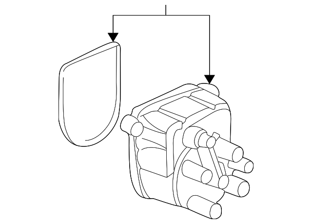 1994-2001 Acura Integra Distributor Cap 30102-P72-006