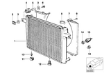 17111176901 - Radiator: Radiator with Transmission Oil Cooler for BMW Image
