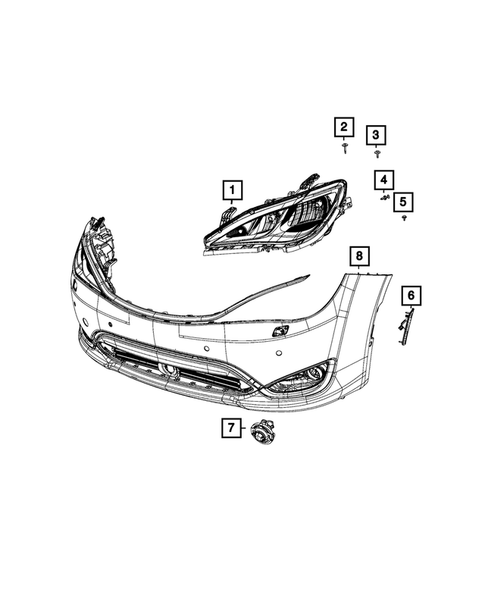 Lamps, Interior and Exterior for 2018 Chrysler Pacifica #10