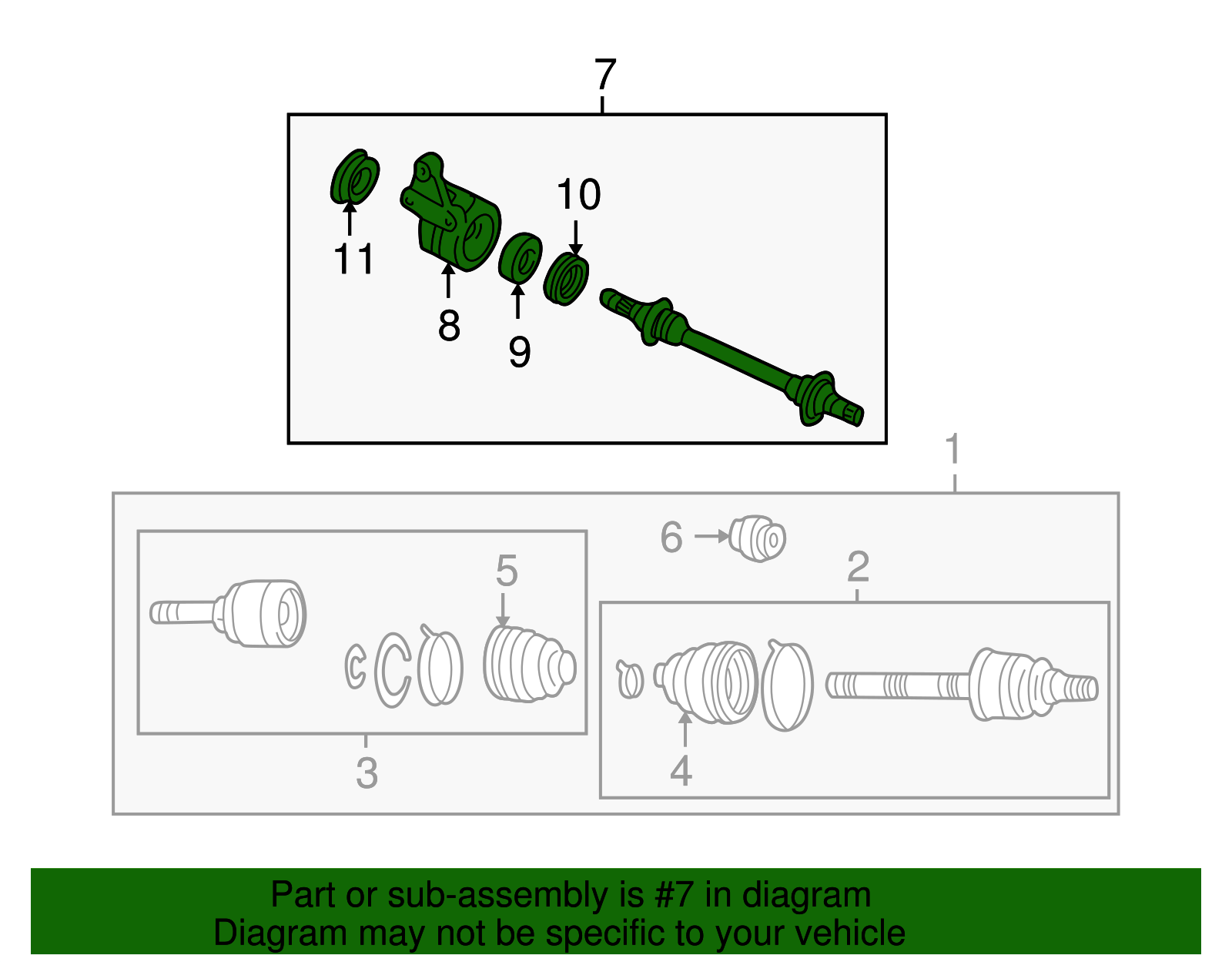 1994-2002 Mazda Intermediate Shaft G578-25-700A | TascaParts.com