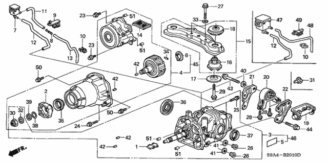 Rear Differential for 2003 Honda CR-V #0