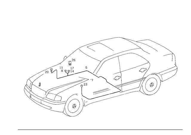 115458126 - Electrical System: Contact Spring for Mercedes-Benz Image image