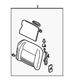 99652201105A10 - Body: Seat Back Assembly for Porsche: 911 Image