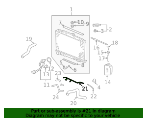 25210-PGK-010 - 2003-2004 Honda Pilot - Pipe C (Atf) | All Discount ...