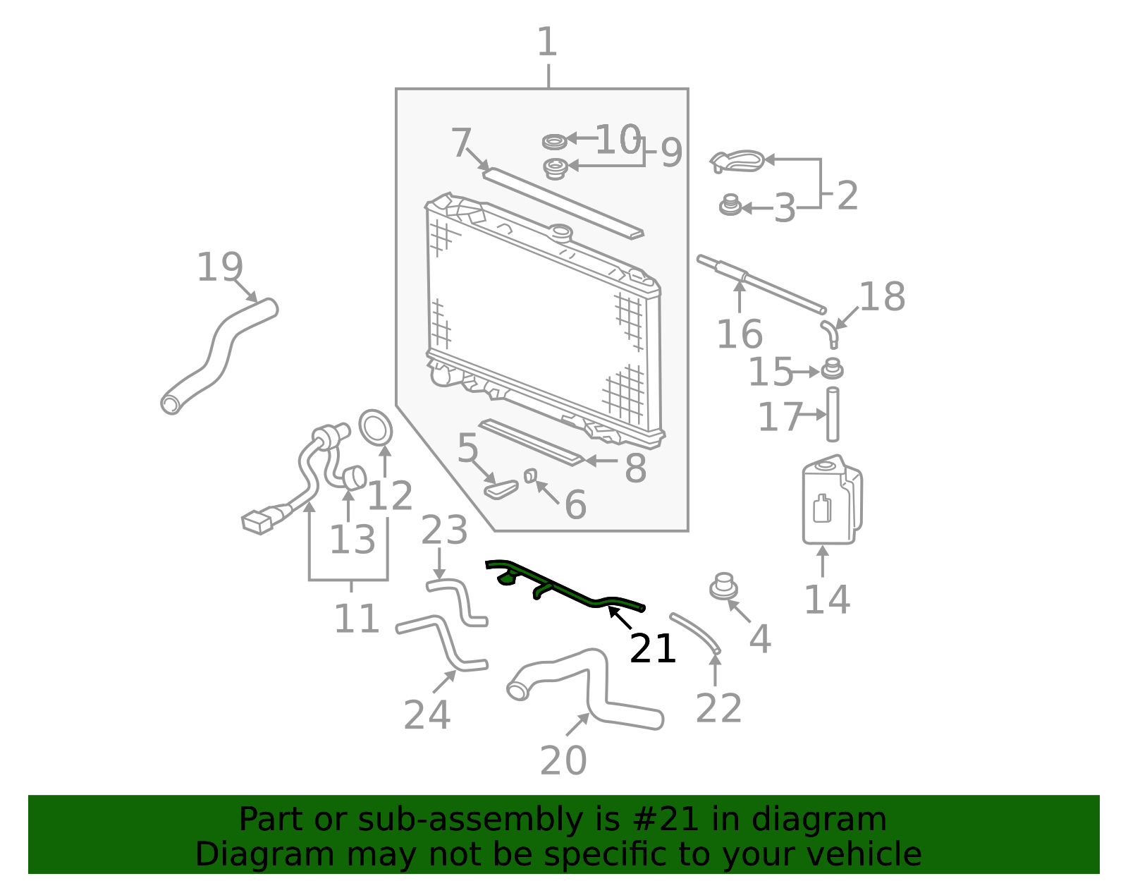 25210-PGK-010 - 2003-2004 Honda Pilot - Pipe C (Atf) | All Discount ...