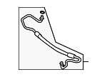 32416786604 - Steering: Pressure Hose for BMW Image