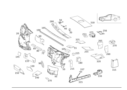 Damping in Passenger Compartment for 2015 Mercedes-Benz C250 #0