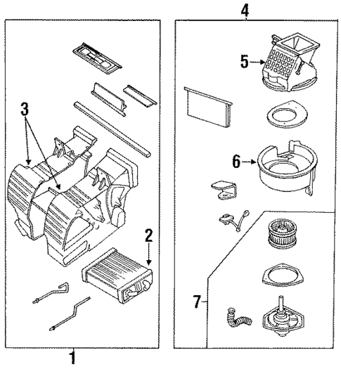 Controls for 1991 Mercury Capri #0