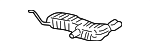 22657995 - Exhaust: Muffler &amp; Pipe for GM Image